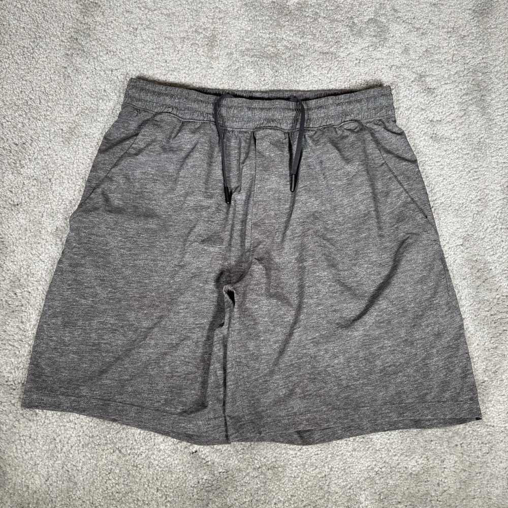 Lululemon Pace Breaker Shorts Mens M Heathered Gray Linerless 7" Athletic Gym